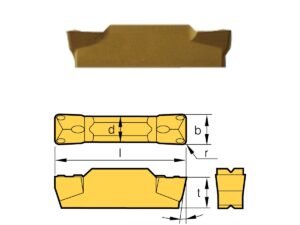 MGMN-150-G GRADE BPS253-CVD GROOVING INSERT (6024-3021)