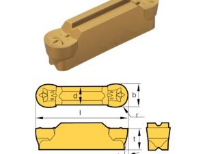 MRMN-200-M GRADE BPS253-CVD GROOVING INSERT (6024-3031)