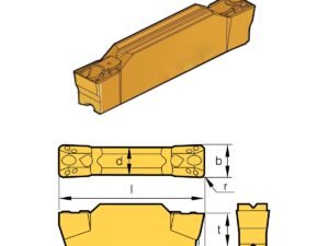 N123G2-0318-0008-GF GRADE BPS253-CVD CUT-OFF & GROOVING INSERT (6024-3004)