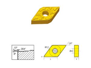 DNMG-433-DR COATED CARBIDE INSERT (6046-0433)