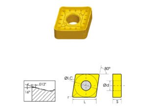 CNMG-544-DR COATED CARBIDE INSERT (6048-0544)