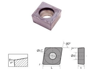 CCMT 32.51-EM COATED CARBIDE INSERT (6053-0221)