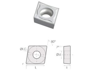 CCGX-431 LH CARBIDE INSERT FOR ALUMINUM (6054-0431)