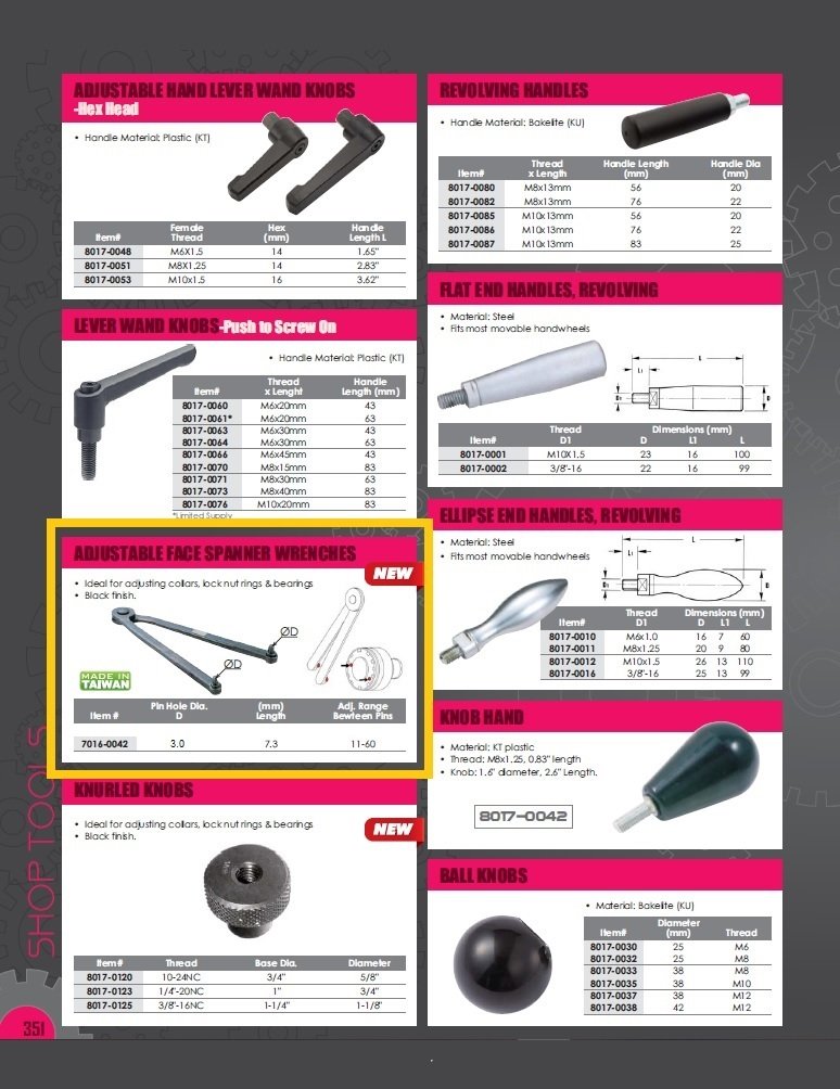 VERTEX 3MM DIAMETER PIN HOLE ADJUSTABLE SPANNER WRENCH (7016-0042) - Image 4
