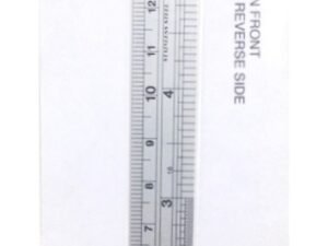6"/15CM STAINLESS STEEL RULER (7019-0001)