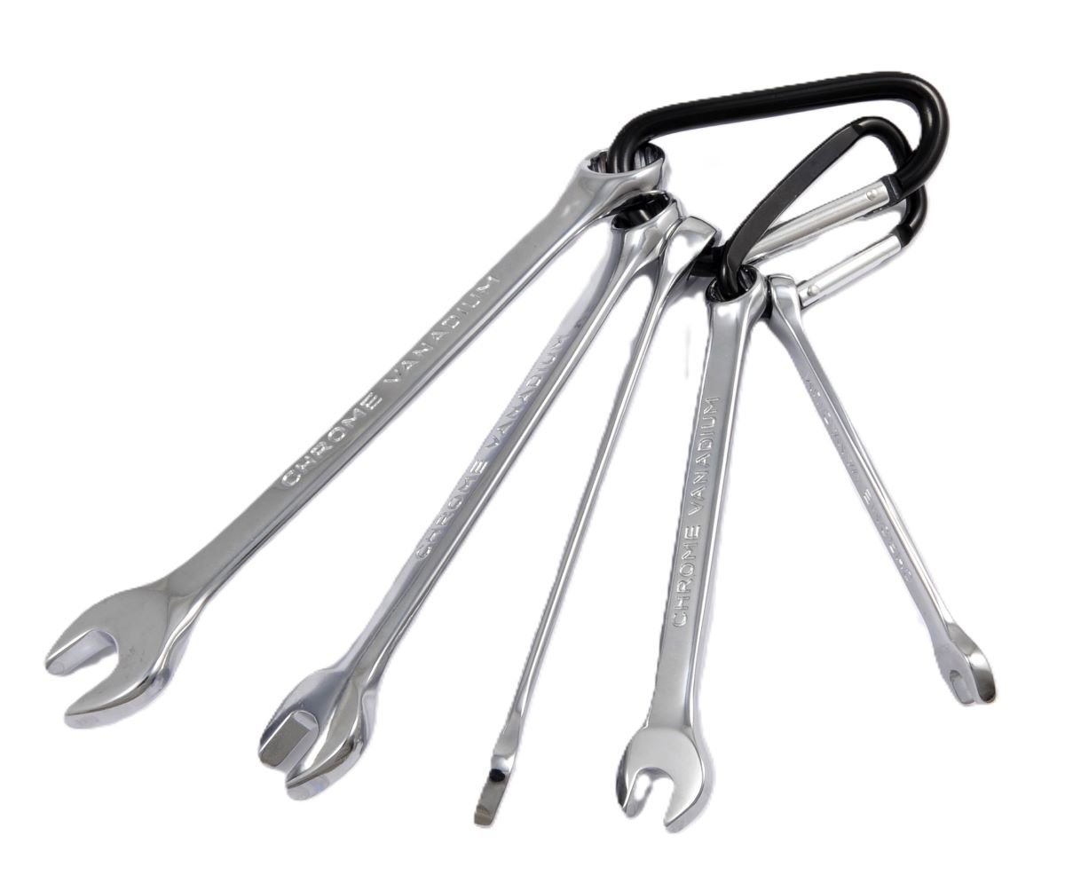 HHIP 5 PC SMALL COMBO WRENCH SET 1/4 TO 1/2" CHROME VANADIUM STEEL (7023-1101) - Image 4