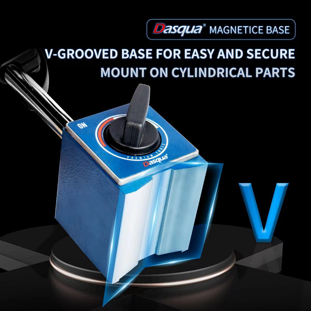 DASQUA 132 LBS MAGNETIC FORCE MAGNETIC BASE WITH FINE ADJUSTMENT (7123-1004) - Image 4