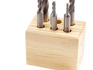 6 PIECE 3/8" SHANK M42 COBALT 4 FLUTE END MILL SET (8000-0005)