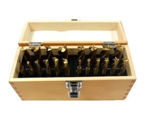 20 PIECE TIN COATED SINGLE END MILL SET (8000-0020)