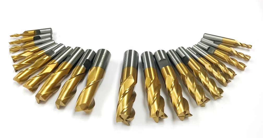 20 PIECE TIN COATED SINGLE END MILL SET (8000-0020) - Image 4