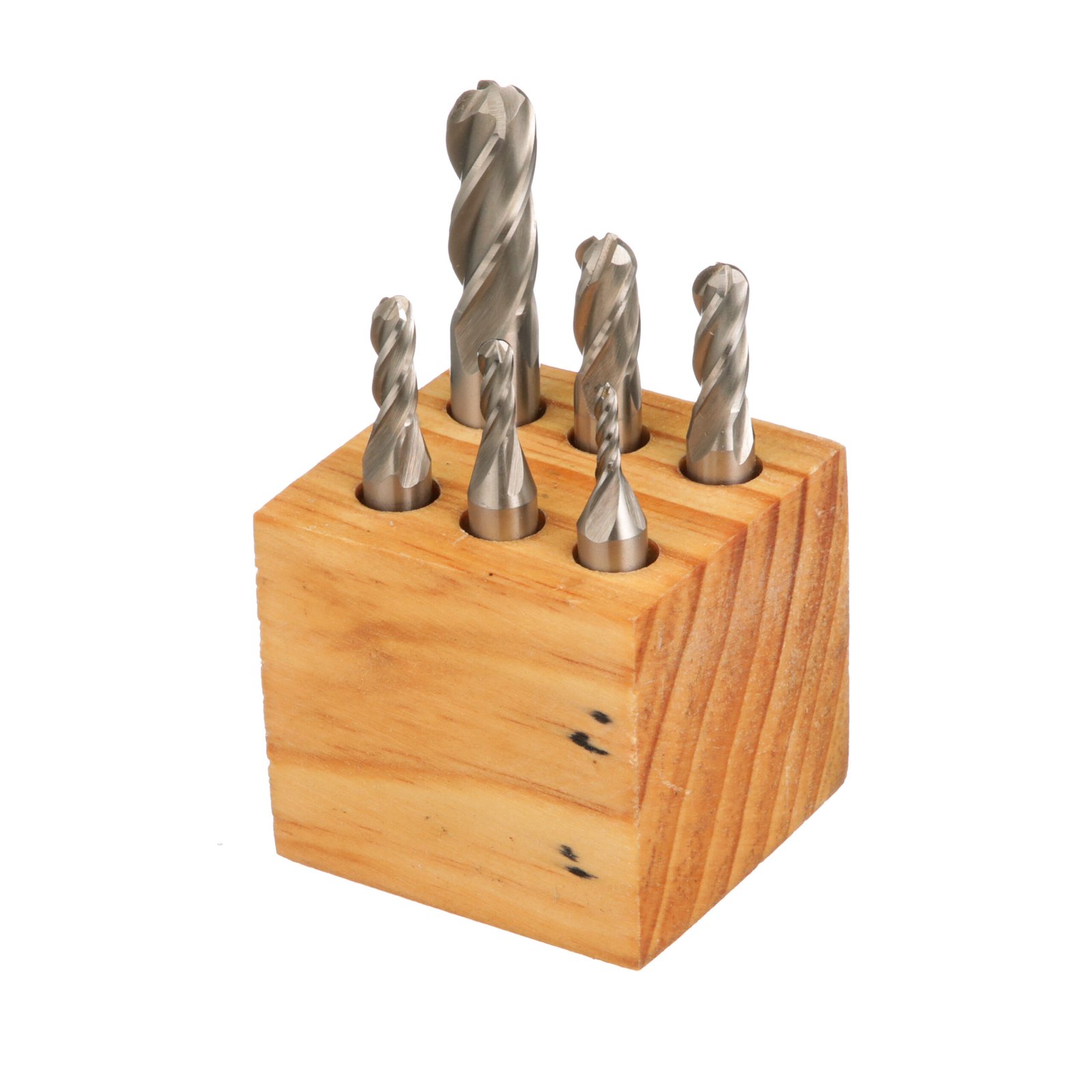 6 PIECE 4-FLUTE M2 BALL NOSE END MILL SET (1/8-1/2 INCH )..... (8001-0007) - Image 4