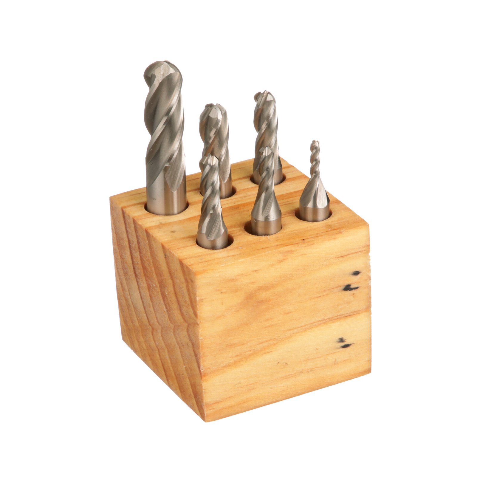 6 PIECE 4-FLUTE M2 BALL NOSE END MILL SET (1/8-1/2 INCH )..... (8001-0007) - Image 5