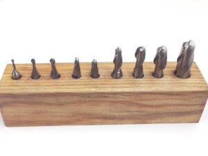 9 PIECE 2 FLUTE BALL NOSE END MILL SET (8001-0009)