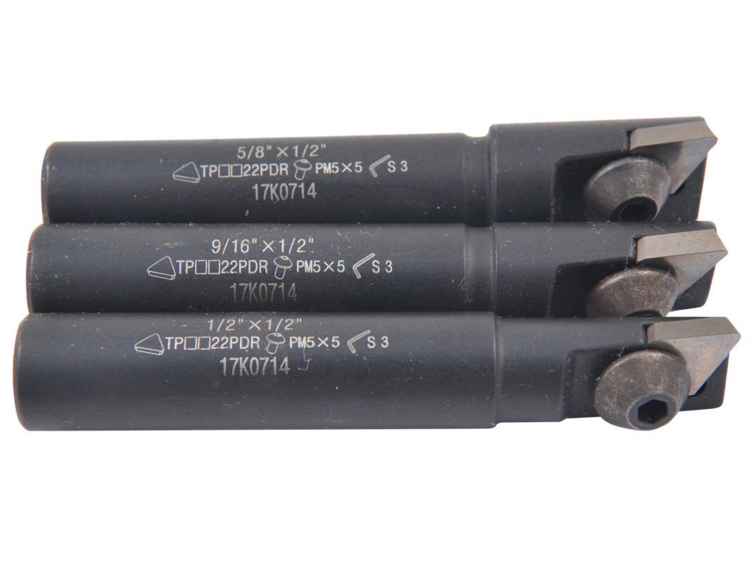 3 PIECE 1/2" SHANK MINI INDEXABLE END MILL SET (8005-0020) - Image 3