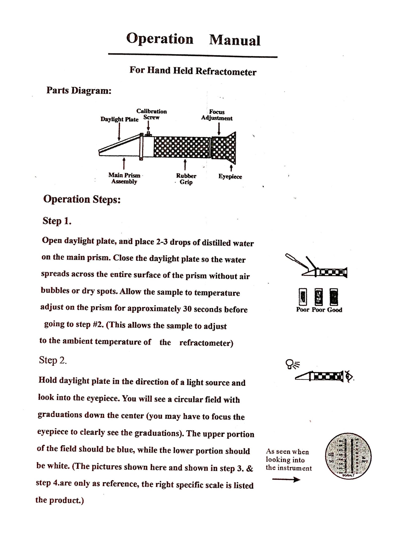 WATER SOLUBLE COOLANT TESTER - REFRACTOMETER 0-32% (8010-0020) - Image 5