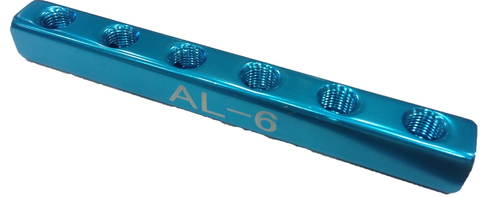 6-PORT STRAIGHT MANIFOLD ONLY 1/4 INLETS AND OUTLETS (8401-0312)