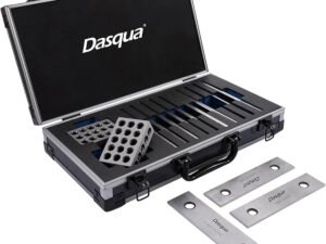 DASQUA 1/8 X 6" PRECISION PARALLEL SET & PAIR OF 1-2-3 BLOCKS (8407-8201)