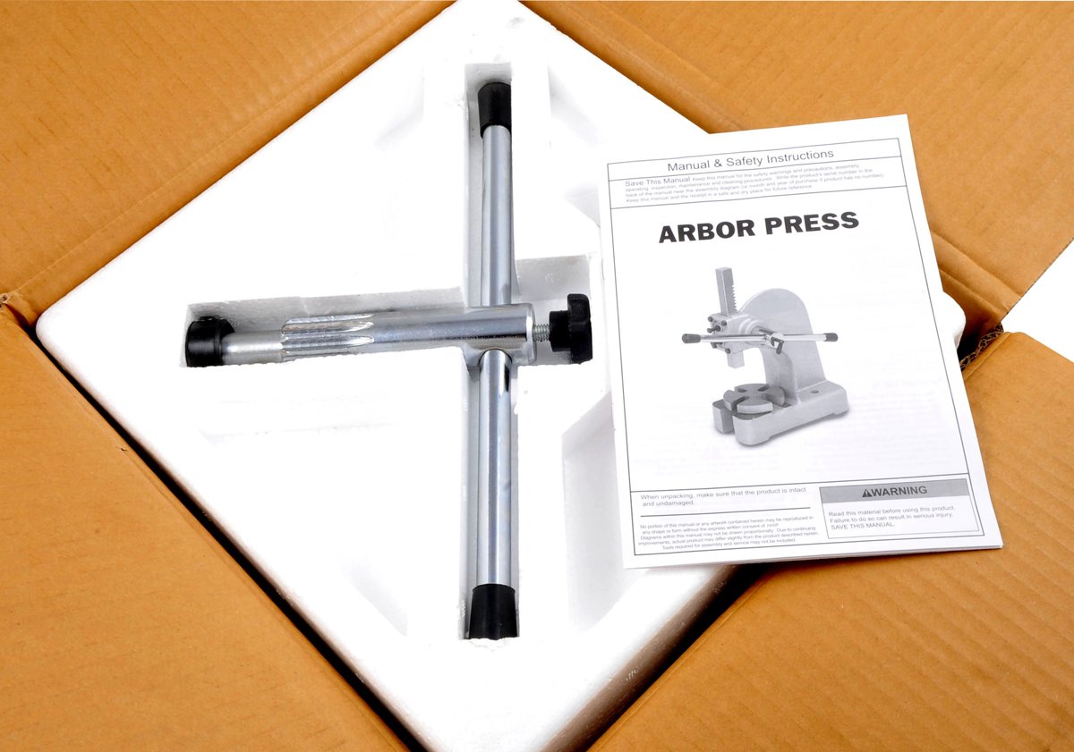 HHIP 1/2 TON HEAVY DUTY ARBOR PRESS MAX HEIGHT 4.33" (8600-0031) - Image 14