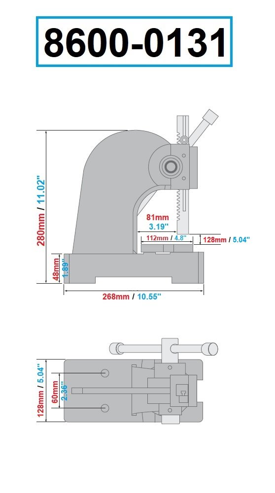 PRO-SERIES 1 TON ARBOR PRESS (8600-0131) - Image 2