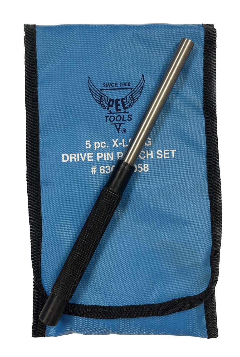 5 PIECE EXTRA LONG DRIVE PIN PUNCH SET USA MADE (8600-4104) - Image 2