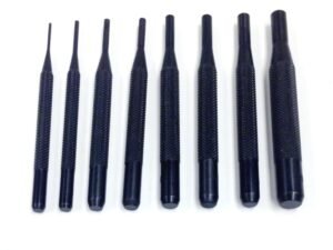 8 PIECE DRIVE PIN PUNCH SET - MADE IN THE USA (8600-4107)