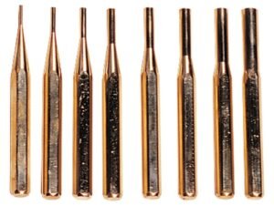 8 PIECE BRASS PUNCH SET - MADE IN THE USA (8600-4108)