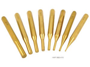 8 PIECE BRASS PIN PUNCH SET  (8600-4110)