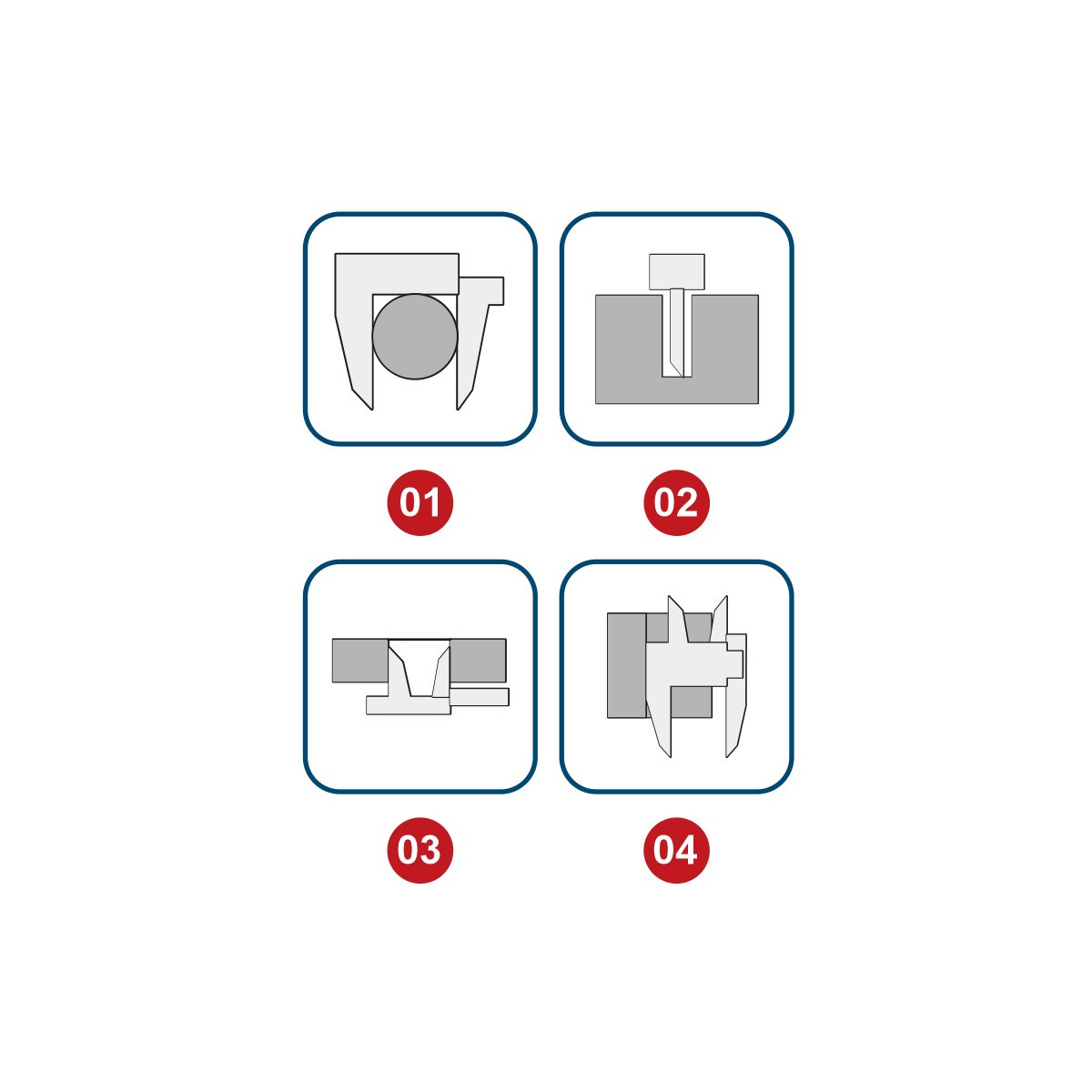 DASQUA #2000-1005 IP54 0-150MM / 0-6 INCH WATERPROOF DIGITAL CALIPER (9020-1005) - Image 3