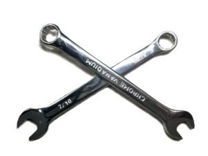 2 PIECES OF A 7/16" COMBINATION WRENCH (9223-1004)