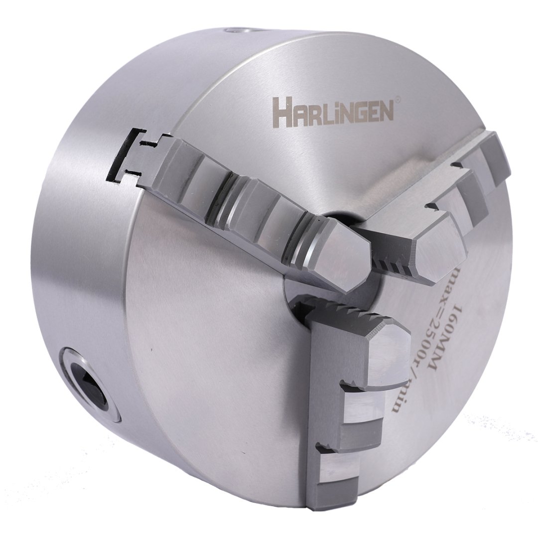 HARLINGEN 4" 3-JAW LATHE CHUCK PLAIN BACK (9712-1106)