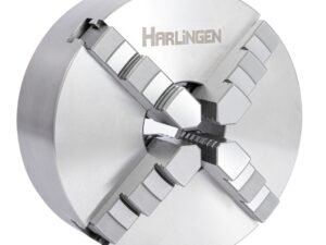 HARLINGEN 6" 4-JAW SELF-CENTER  LATHE CHUCK PLAIN BACK (9713-2103)