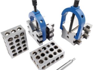 HHIP 2.5" V-BLOCKS 3/8 EDGE & CENTER FINDER & 1-2-3 BLOCK SET (9999-0003)