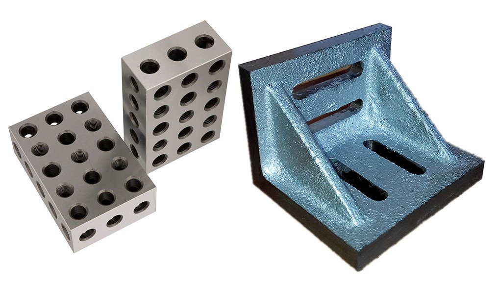 HHIP 3 X 2.5 X 2" ANGLE PLATE & 1-2-3 BLOCK SET MATCHED PAIR (9999-0005)