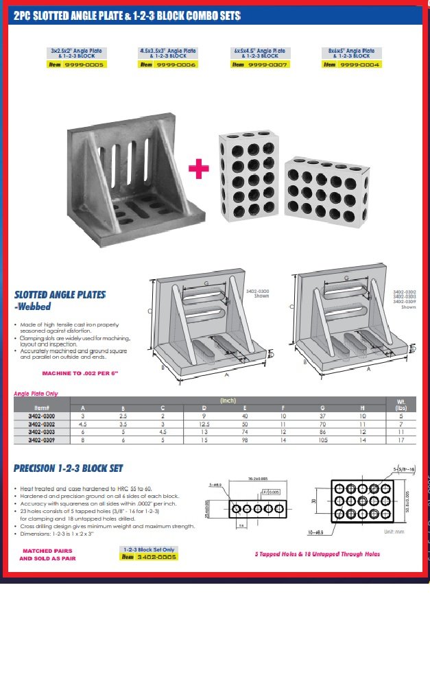 6 X 5 X 4-1/2" WEBBED SLOTTED ANGLE PLATE (3402-0303) - Image 6