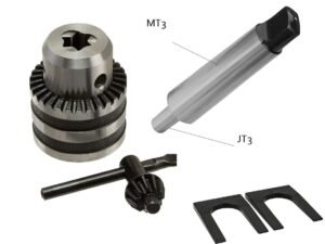 5/8" JT3 DRILL CHUCK WITH KEY,MT3 ARBOR & JT3 CHUCK WEDGES (9999-0024)