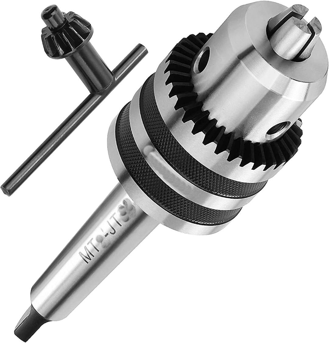 5/8" JT3 DRILL CHUCK WITH KEY,MT3 ARBOR & JT3 CHUCK WEDGES (9999-0024) - Image 2