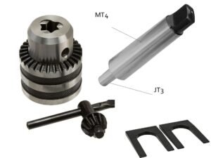 3/4" JT3 DRILL CHUCK WITH KEY,MT4 ARBOR & JT3 CHUCK WEDGES (9999-0026)