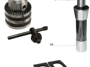 3/4" JT3 DRILL CHUCK WITH KEY,R8 ARBOR & JT3 CHUCK WEDGES (9999-0027)