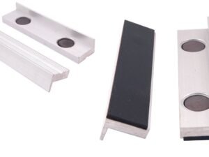4 PIECES 6" ALUMINUM & RUBBER SOFT VISE JAWS WITH MAGNETS (9999-0029)