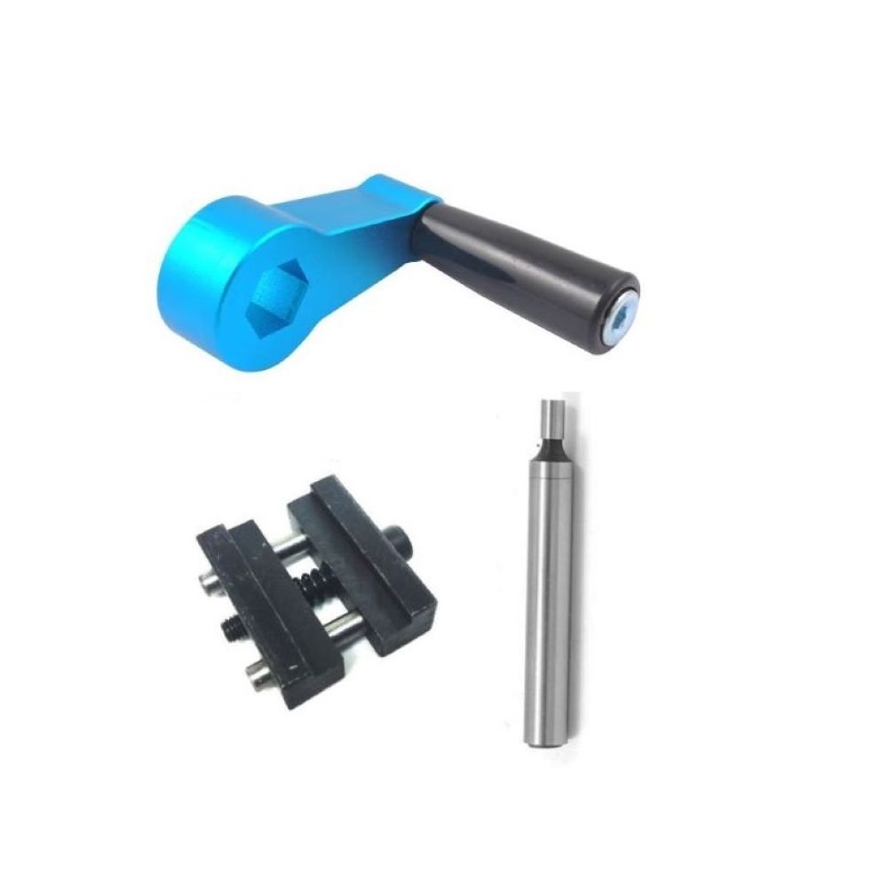 MACHINIST VISE SET UP KIT WITH QUICK HANDLE VISE STOP & EDGE FINDER (9999-0056)