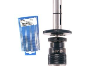 SENSITIVE HAND DRILL FEED 1/8" KEYLESS CHUCK & #61-80 DRILL BIT SET (9999-0066)