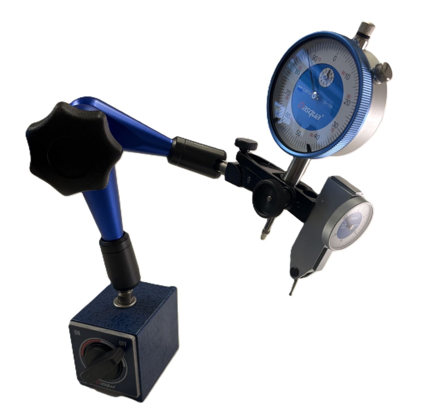 DASQUA PRECISION TEST INDICATOR, DIAL INDICATOR & MAGNETIC BASE SET (9999-0068)