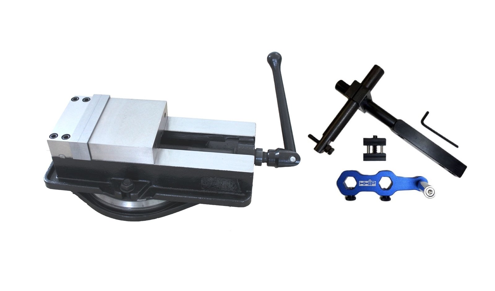 PRO-SERIES 6" SWIVEL BASE MILLING VISE & ACCESSORIES SET (9999-0071)