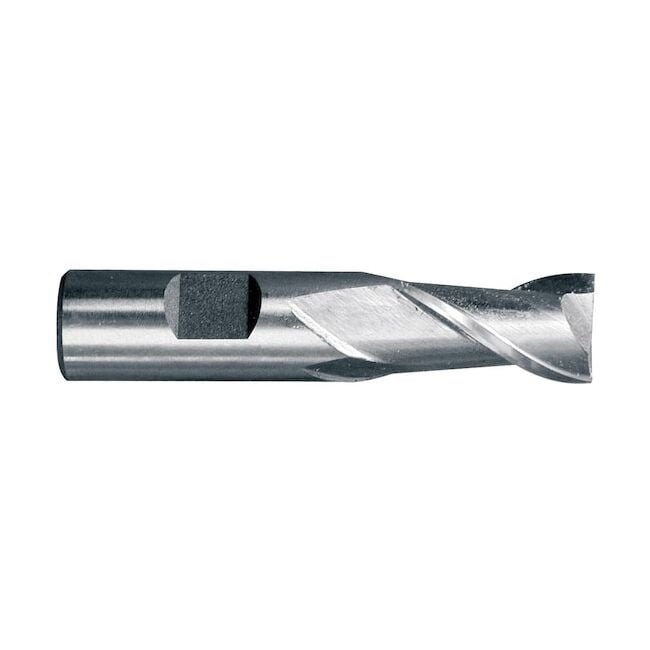 5/8 X 1/2" 2 FLUTE HIGH SPEED STEEL SINGLE END CENTER CUT END MILL (5801-0625) - Image 4