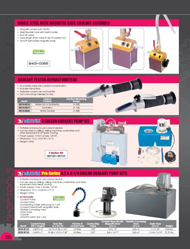 VERTEX 1/8HP DEEP UNDER WATER COOLANT PUMP 110V/1 PHASE (3012-8122) - Image 7