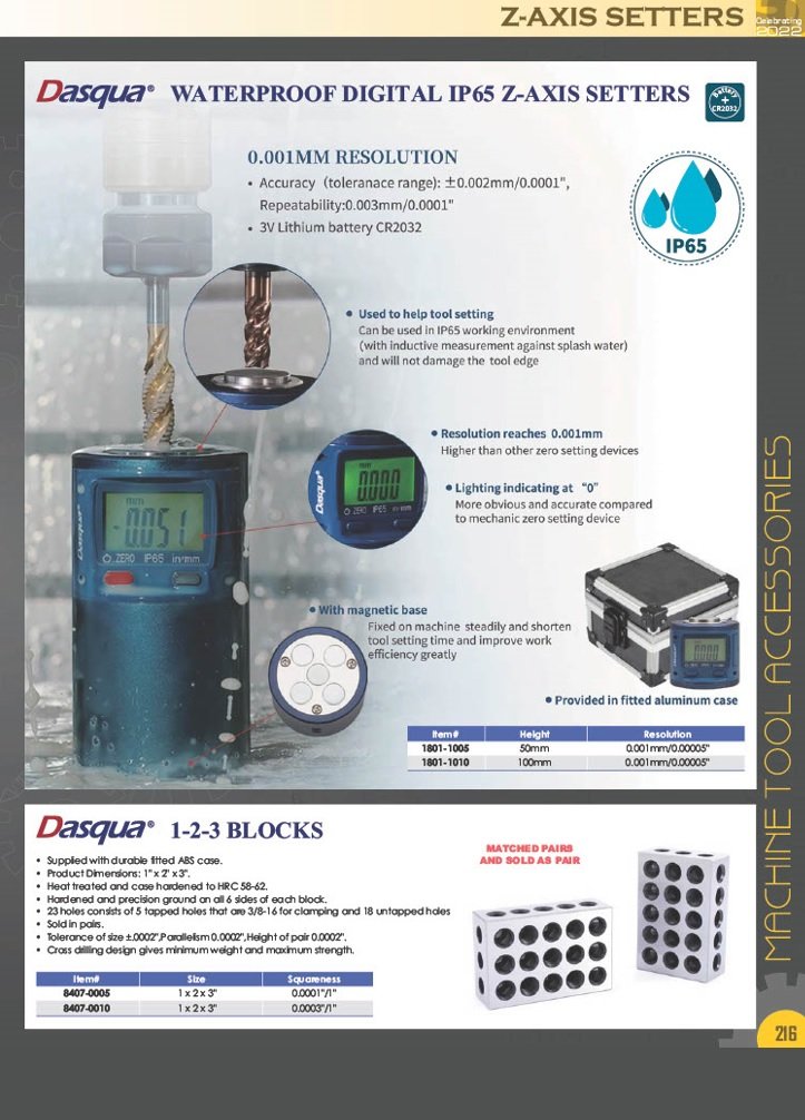 Z-AXIS SETTING INDICATOR WITH .0005 READING .125" TRAVEL (4401-0050) - Image 3