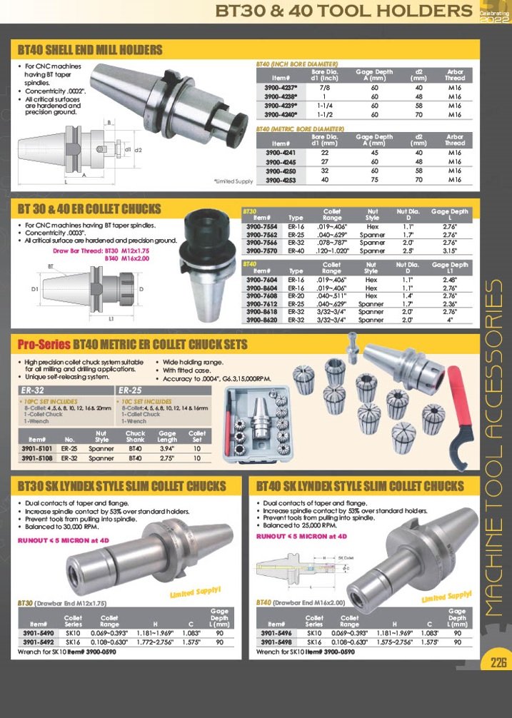 BT40 V-FLANGE TO MT2 DRILL CHUCK ARBOR (3900-8705) - Image 5
