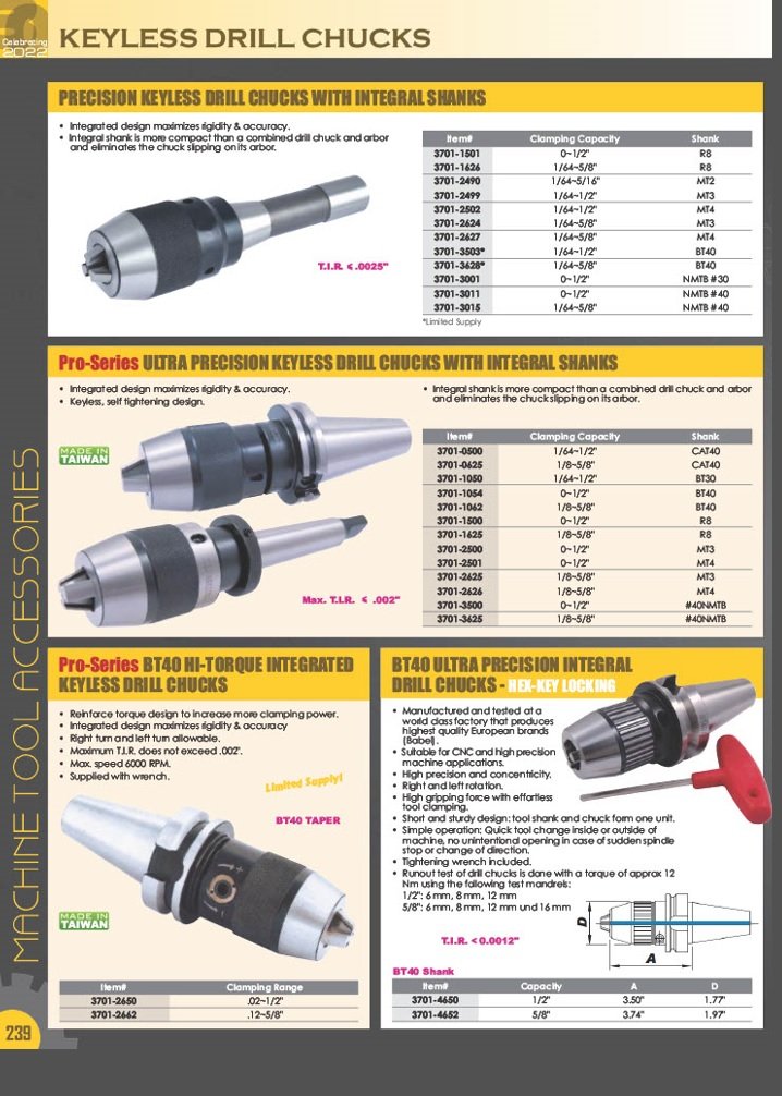 R8 TO JT2 DRILL CHUCK ARBOR (3700-0135) - Image 8