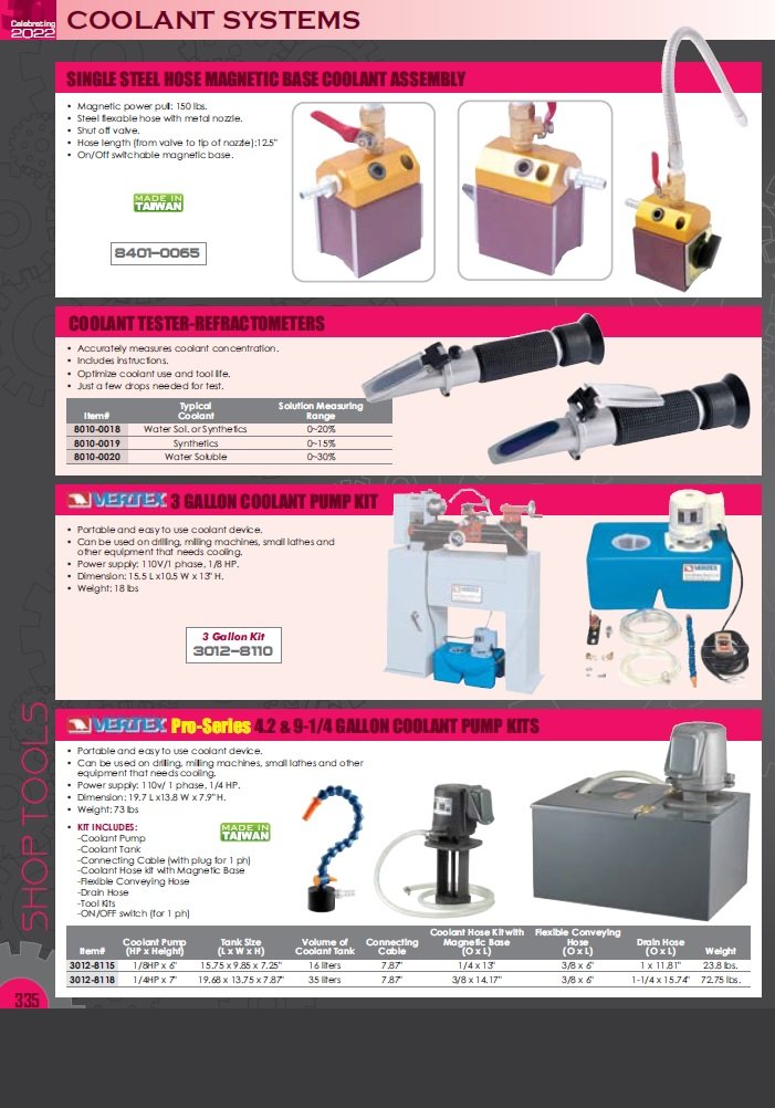 MIST COOLANT SPRAYER SYSTEM ON MAGNETIC BASE (8401-0195) - Image 3