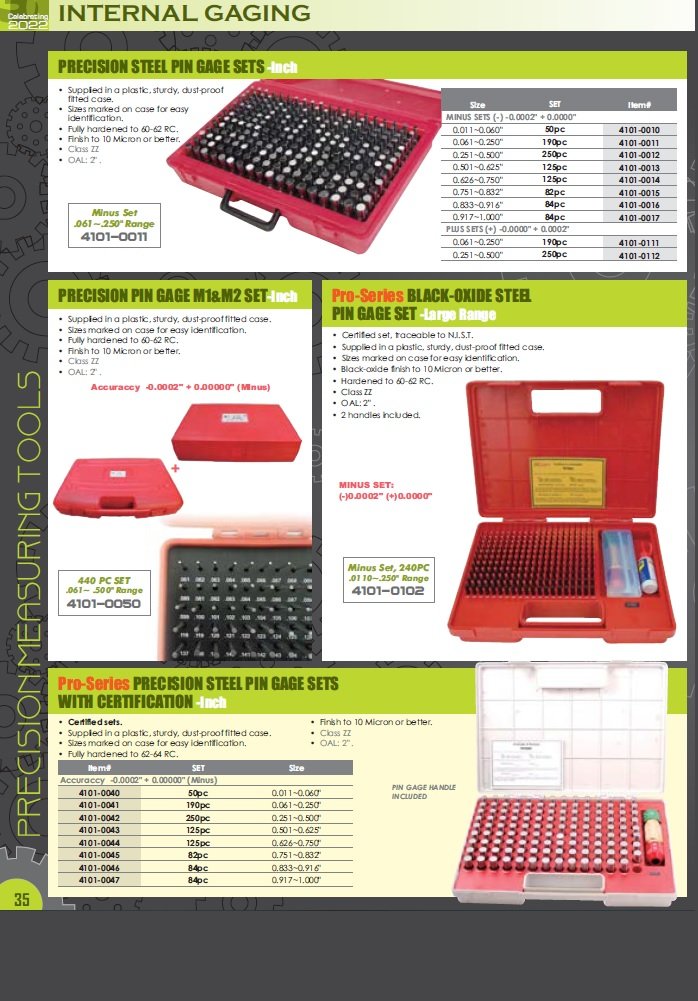 .061-.250" PIN GAGE HANDLE (4102-0002) - Image 6